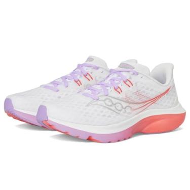Imagem de Saucony Tênis feminino Kinvara 16, Branco/Crocus, 40