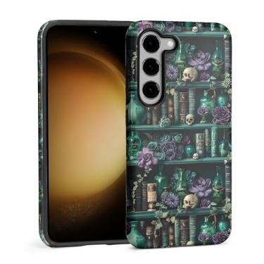 Imagem de DAIZAG Capa para Samsung Galaxy S23, linda capa de telefone para meninas e mulheres, capa protetora à prova de choque resistente a arranhões - The Magician's Bookshelf