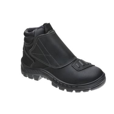 Imagem de Bota Motociclista de Couro C/ tiras autocolantes Marluvas - 50B22 CAV 