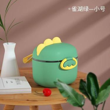 Imagem de Porta Leite Em Pó Bebê Dinossauro Passeio Viagem Dosador Nivelador - E