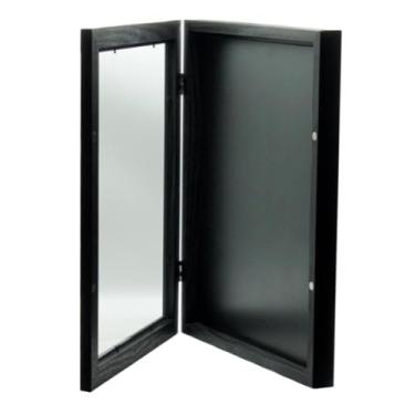 Imagem de Baoblaze Moldura de exibição de camisa, decoração de moldura de madeira para proteção de camisa, caixa de sombra para uniforme de futebol, basquete e hóquei, 16x20 Polegadas