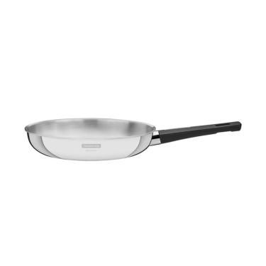 Imagem de Frigideira Grano Baquelite Em Aco Inox Com Corpo Triplo E Cabo De Baquelite 26 Cm 2,2 L Tramontina