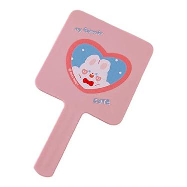 Imagem de Esquirla de mão, de um lado portátil cosmético de mão de maquiagem, para, ROSA