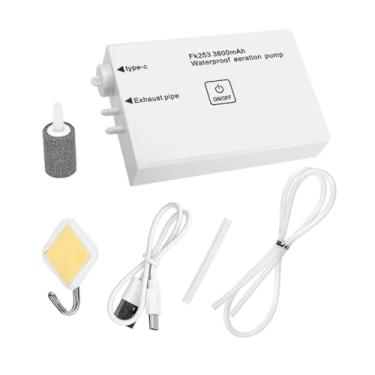 Imagem de ShengQuanHao Bomba de Ar para Aquário, Bombas Aeradoras, Práticas, Piscina Hidropônica, Aquários Multiuso, Aquário Portátil Silencioso