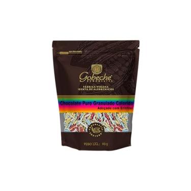 Imagem de Chocolate Puro Granulado Colorido Gobeche - Adoçado com Eritritol - 90g