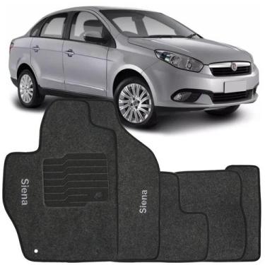 Imagem de Tapete Carpete Siena 2012 à 2017 Logo Bordado Jogo 5 Peças Personaliza