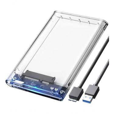 Imagem de Case P- Hd Sata 2,5 Transparente Type-c- Usb 3.0 Ate 4t