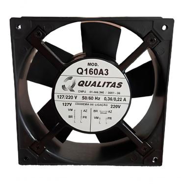 Imagem de Mini Ventilador Qualitas Q160a3 162x162x55mm 127-220v