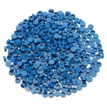 Imagem de PATIKIL 455 Pcs Flat Blocks Bulk, 1x1 Round Blue Classic Tiles Smooth Surface Mini Building Blocks Accessories Compatible Bricks Kits for Building Floor Walls Mosaic Pixel Arts