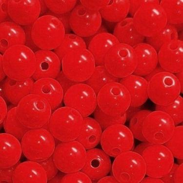 Imagem de BOLINHA DE RESINA Nº 08 (20 G) - LADEIRA BIJUTERIAS, VERMELHO TOMATE