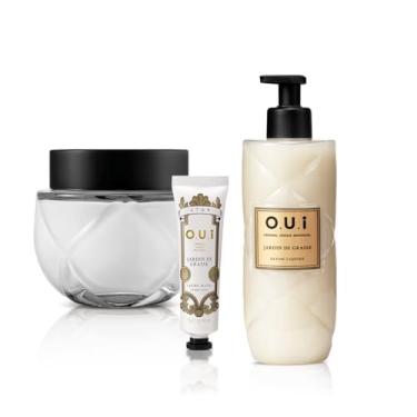 Imagem de O.U.i Combo Sabonete Líquido Jardin de Grasse 400ml + Creme para Mãos Jardin de Grasse 30g + Crème Riche L’Amour-Esse 142 200g