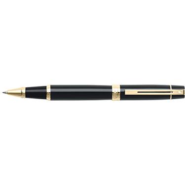 Imagem de SHEAFFER Caneta esferográfica 300 preta brilhante com acabamento dourado (E1932551)