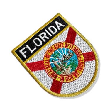Imagem de BE0007E-001 Bandeira Florida Patch Bordado 6,8x8,0cm - BR44