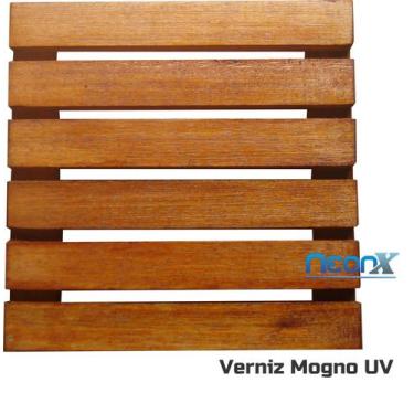 Imagem de Deck De Madeira Modular 30x30 Cm Réguas 4 cm Com Pintura Neonx, Verniz