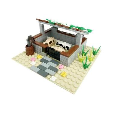 Imagem de Conjunto De Blocos De Montar DIY Para Crianças, Cena De Fazenda, Brinq