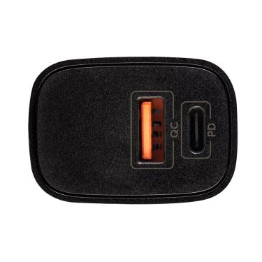 Imagem de Carregador de Tomada Turbo / Carregador Preto Rápido Bivolt com Cabo USB-C