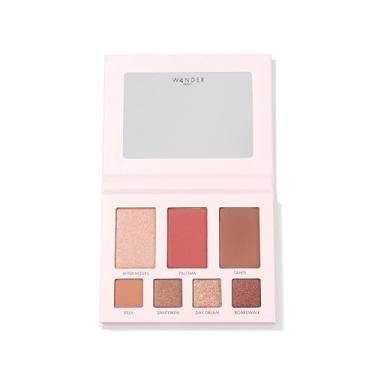Imagem de Wander Beauty Paleta Getaway Eye & Face – Island Hop (médio/escuro) – paleta de maquiagem facial enriquecida com vitamina E – para looks diurnos e noturnos – 4 sombras, iluminador, blush e bronzeador