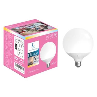 Imagem de LVHEOM Lâmpada globo de LED, lâmpadas equivalentes a 150 W, branco quente de 18 W 2700 K, lâmpada LED não regulável de 1800 lúmens, base padrão E26 (18W 2700K)