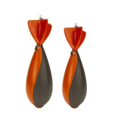 Imagem de Glycife Lançador de isca de carpa colorido em dois tons, suporte de isca de lona de peixe, boia de bomba portátil de alta sensibilidade, suporte de isca de carpa 1 pacote (grande)