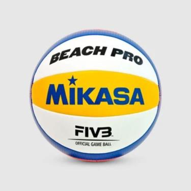 Imagem de Bola Oficial de Vôlei de Praia Mikasa BV550 - Padrão FIVB