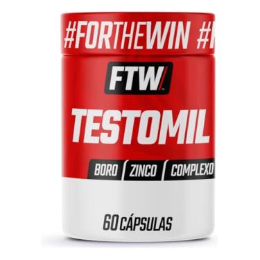 Imagem de FTW Testomil 60 Cápsulas, Suplemento com Zinco, Boro e Complexo B – Energia, Metabolismo e Vitalidade – Cápsulas Veganas, Não Contém Glúten