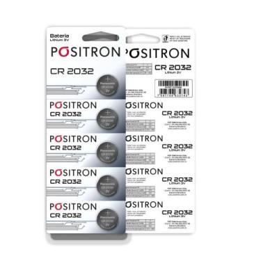Imagem de Bateria de Lithium CR2032 3v 5 Unidades Positron