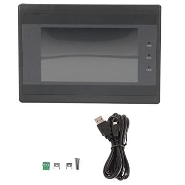 Imagem de Shipenophy Tela sensível ao toque HMI industrial de 4,3 polegadas TFT LCD retroiluminada de alta precisão para controles PLC, processador ARM9, material ABS
