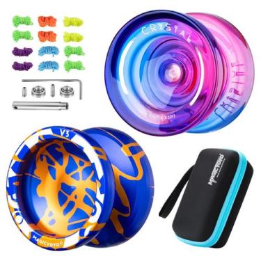 Imagem de Pacote Yoyo MAGICYOYO V3 e K2 de metal e plástico para crianças e adul