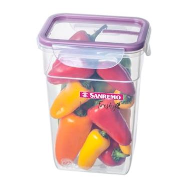 Imagem de Sanremo - Pote Plástico Hermético de 1,4 Litros e Tampa com Travas, Linha Freshy