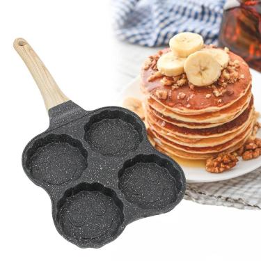 Imagem de Frigideira 4 Ovos Antiaderente Alça Hamburguer Panqueca