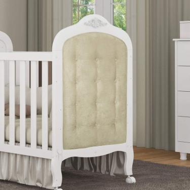 Imagem de Kit Botões encapados Berço Elô 2 Peças Tecido Pena