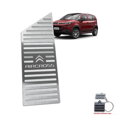Imagem de Descanso De Pé Citroen Aircross 2017 Até 2019 Aço Inox