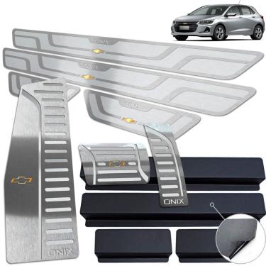 Imagem de Descanso Pedaleira Automático Soleira Onix 2020 Prata