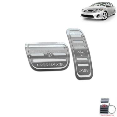 Imagem de Pedaleira Automático Toyota Corolla Xei 2003 A 2013 Prata