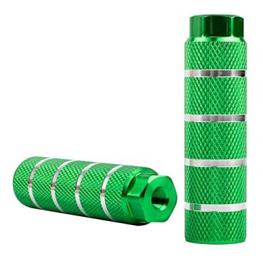 Imagem de KINSPORY Pegs de bicicleta, eixos de 3/20.3 cm de liga de alumínio antiderrapantes, cavilhas de bicicleta BMX para bancos traseiros de mountain bike, suportes para ciclismo