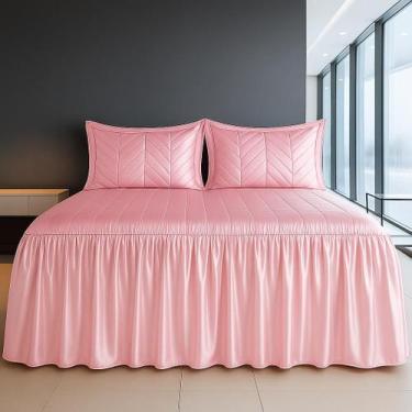 Imagem de Colcha Cobre Leito Queen Yasmin Matelada Avulsa de Alta Qualidade Ceti