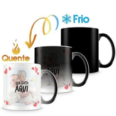 Imagem de Caneca Mágica Personalizada com Foto e Frase Inspiradora - Amo Canecas