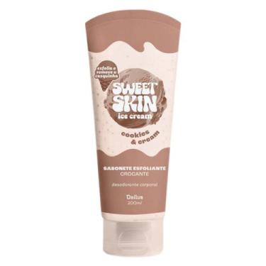 Imagem de Sabonete Esfoliante Dailus Sweet Skin Cookie e Cream 200ml