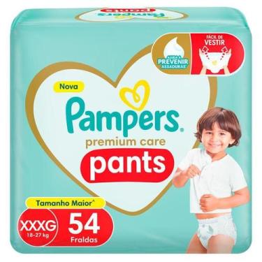 Imagem de Fralda Pampers Pants Premium Care XXXG 54 Unidades, XXXG, 54