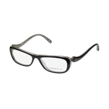 Imagem de MOREL Koali 7059k Ajuste apertado para mulheres designer confortável cuidados com a visão armação de óculos/óculos, Preto/Taupe / Transparente, 51-14-135
