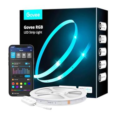 Imagem de Fita de LED 5 Metros RGB Wi-Fi al3x4 e Go0gl3 – Fita LED Inteligente com Controle por App, Sincronização de Música e Luz Decorativa para Quarto e Sala