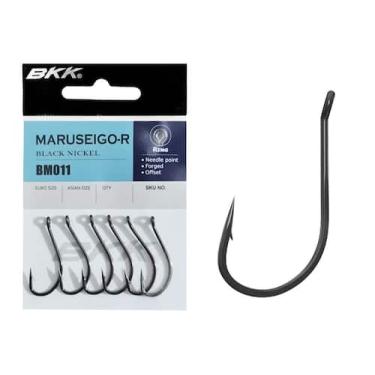 Imagem de Anzol BKK Maruseigo-R Black Niquel BM011 Nº04 - Cartela C/ 8 Peças