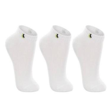 Imagem de Meia Lupo Cano Curto Infantil 2725-089 C/3, Branco, Branco, Branco, 24