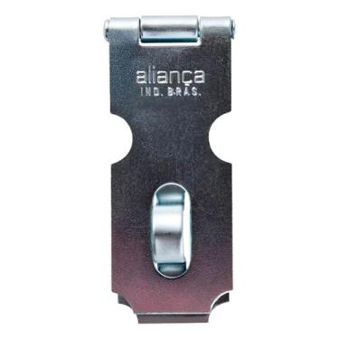 Imagem de Porta Cadeado Aliança 63mm Zincado 81114 para Uso Geral Cinza - ALIANC