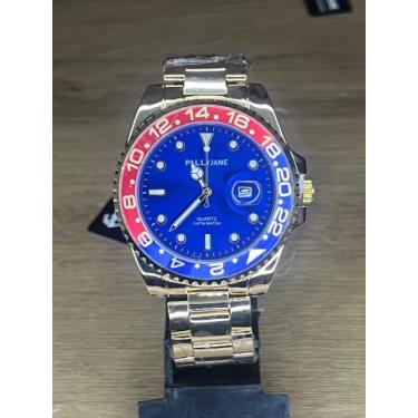 Imagem de Relógio Masculino e Feminino Original A Prova D Água, Relógio Dourado 