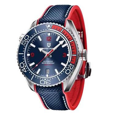 Imagem de Pagani Design Relógio Masculino Automático PD1679 Bisel de Cerâmica Impermeável 100 M Relógio Mecânico Vidro Safira Luminoso Relógio Masculino (AZUL)