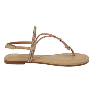 Imagem de Sandália Rasteira Fem Vizzano Brilho Nude 6371.395