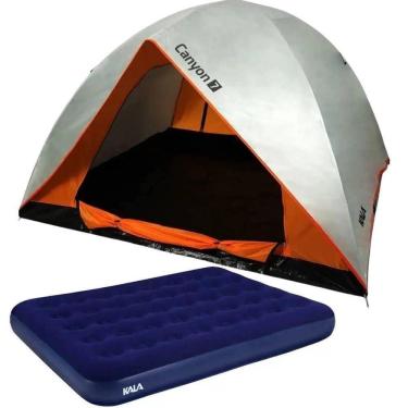 Imagem de Barraca para Camping 7 Pessoas Canyon com Colchão Inflável de Casal KALA