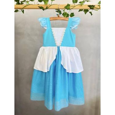Imagem de Vestido Fantasia Infantil Princesa - Cinderela - Baby Fashion & Fun, 2