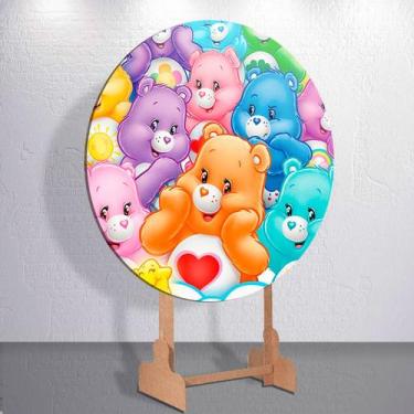 Imagem de Painel Decoração Infantil Redondo Ursinhos Fofinhos Capas De Festa Est